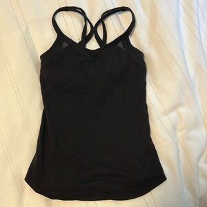 Lululemon black razor back tank